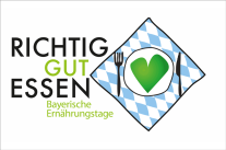 Logo Bayerische Ernährungstage mit Schriftzug 'Richtig gut Essen'