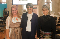Daniela Golder-Eisenbarth, Brigitte Steinle und Anna Landes (v. l.).