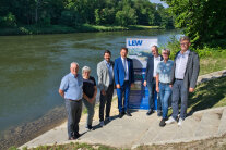 Einweihung der Bootsanlegestelle an der Donau in Dillingen